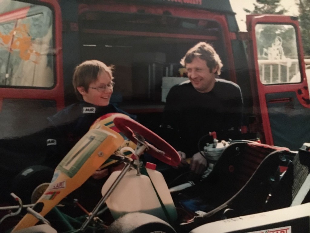 Norbert mit Vater Josef (1995)